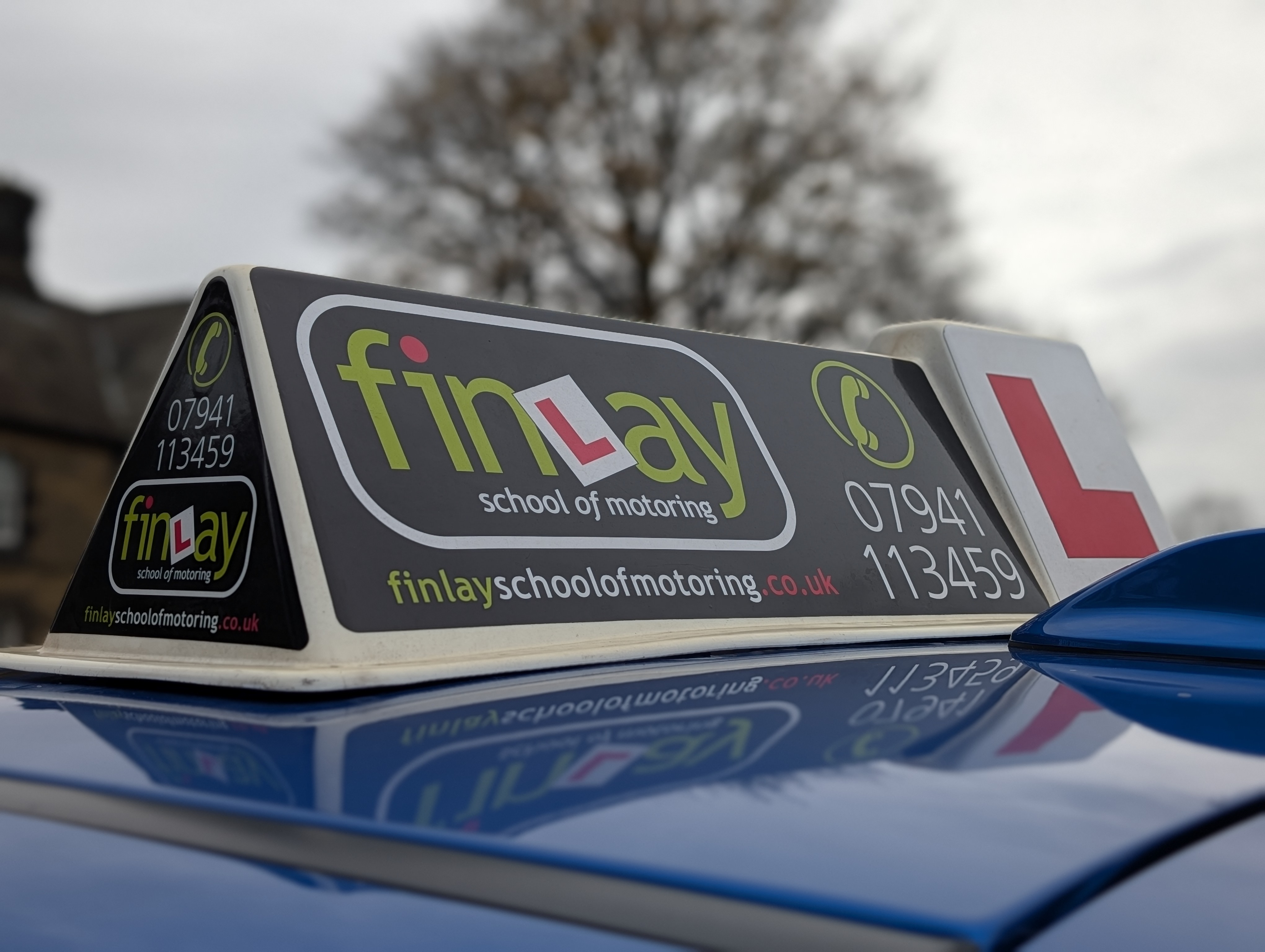 Professional driving school vehicle